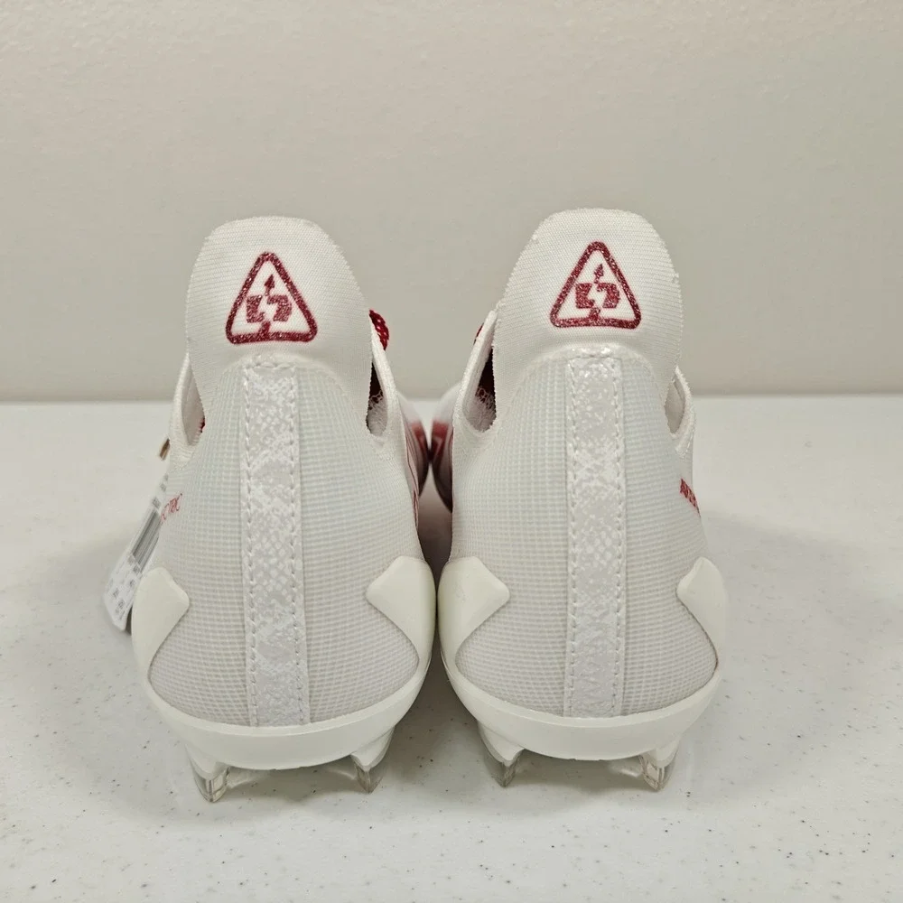 Adidas Adizero Electric Football Cleats Men's 7.5 White Red IE6288 New